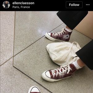 Converse Plaid Flannel Chuck 70s